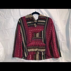 Adorable Multi Colored Baja Hoodie